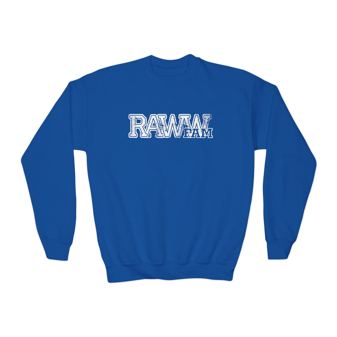 (Kids) RawwFam Varsity Crewneck