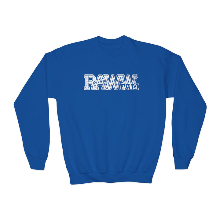 (Kids) RawwFam Varsity Crewneck