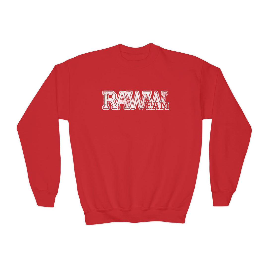 (Kids) RawwFam Varsity Crewneck