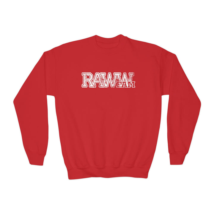 (Kids) RawwFam Varsity Crewneck