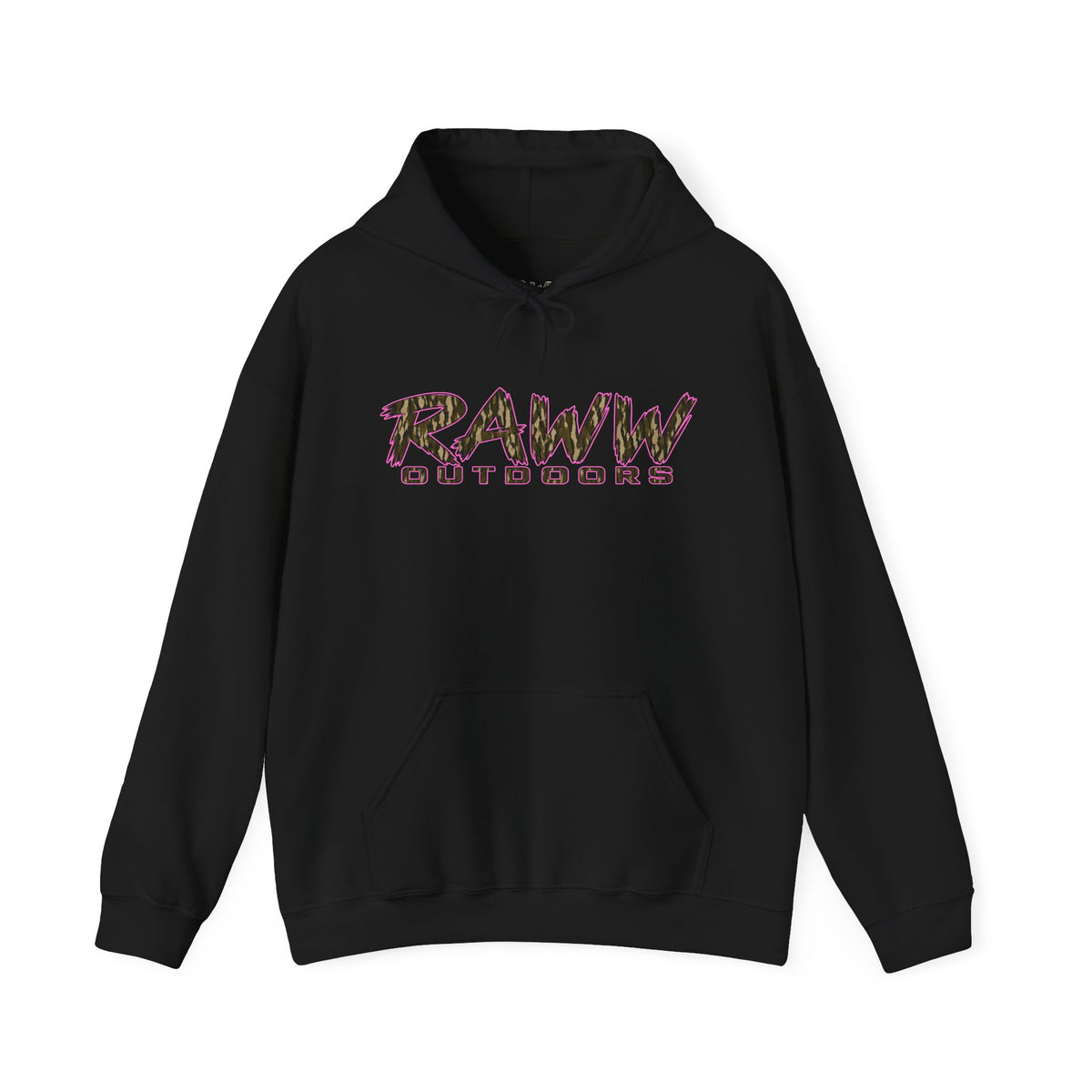 Raww Outdoors Hoodie Pink Label - Adults