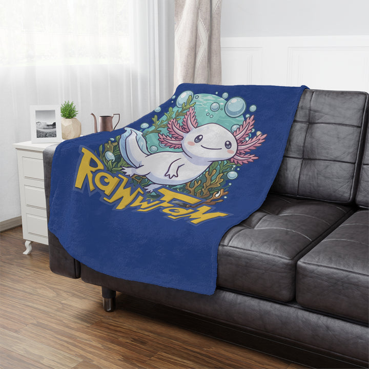 Axolotl Minky Blanket