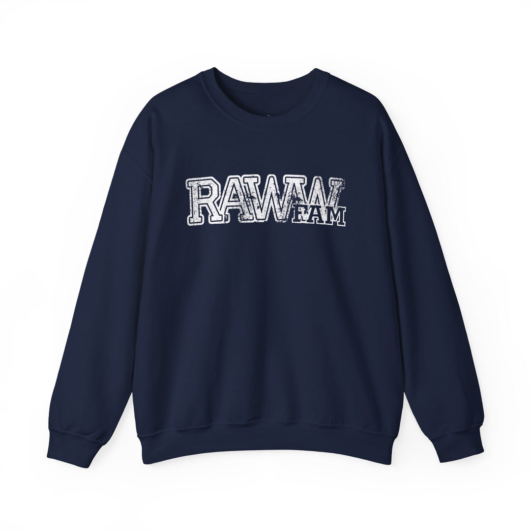 (Adults) RawwFam Varsity Crewneck