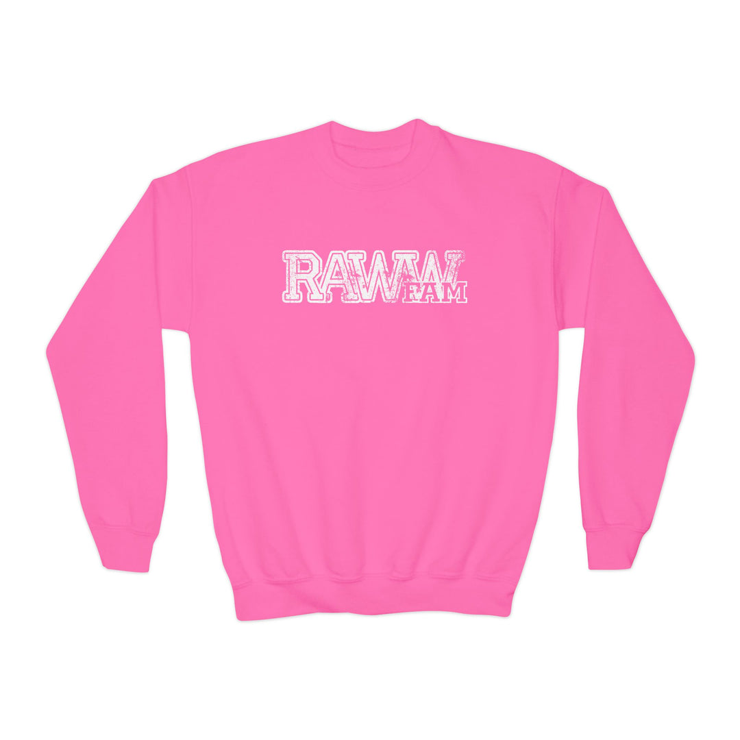 (Kids) RawwFam Varsity Crewneck