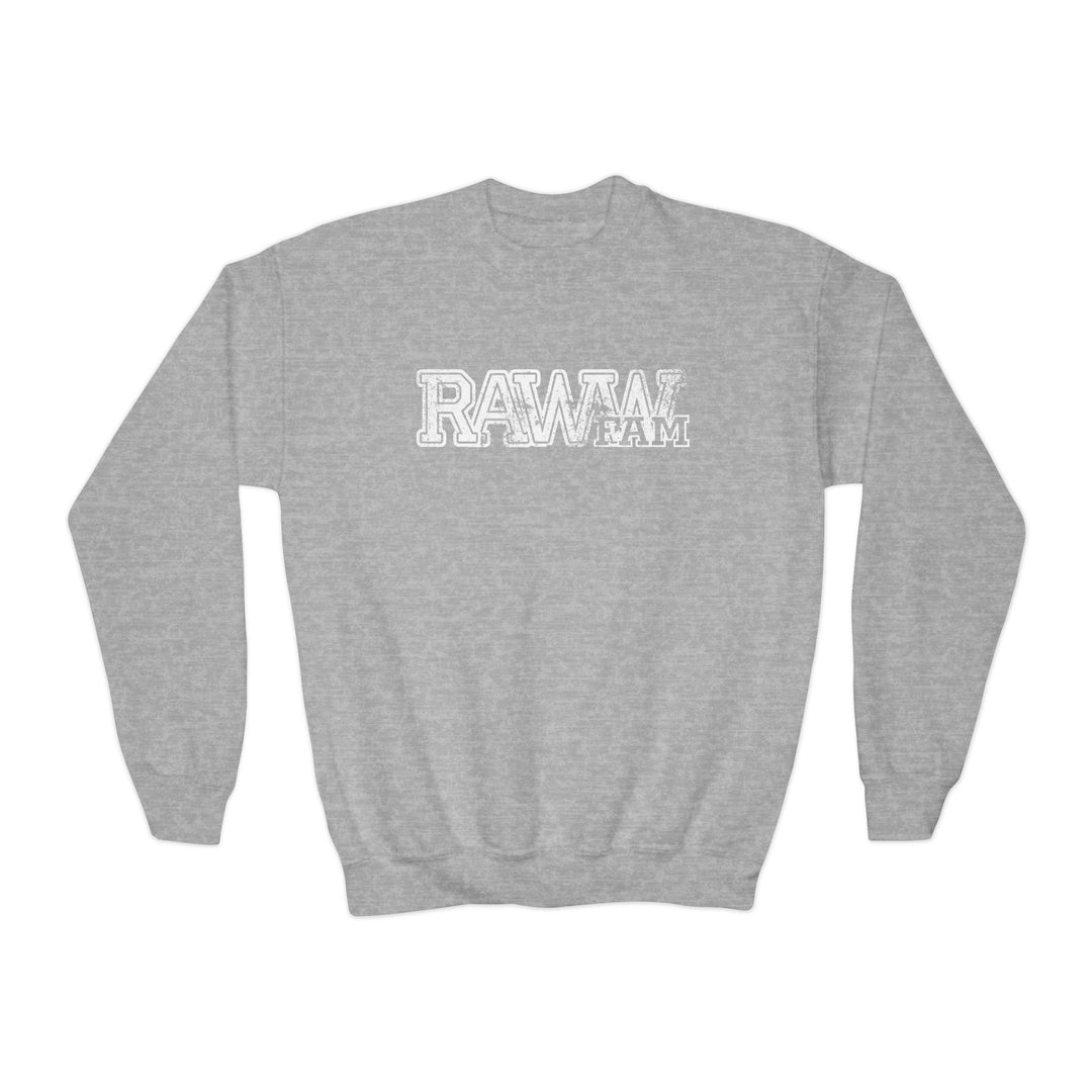 (Kids) RawwFam Varsity Crewneck