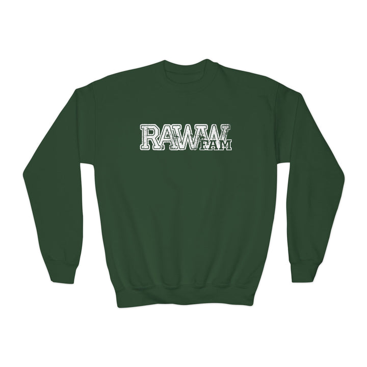 (Kids) RawwFam Varsity Crewneck