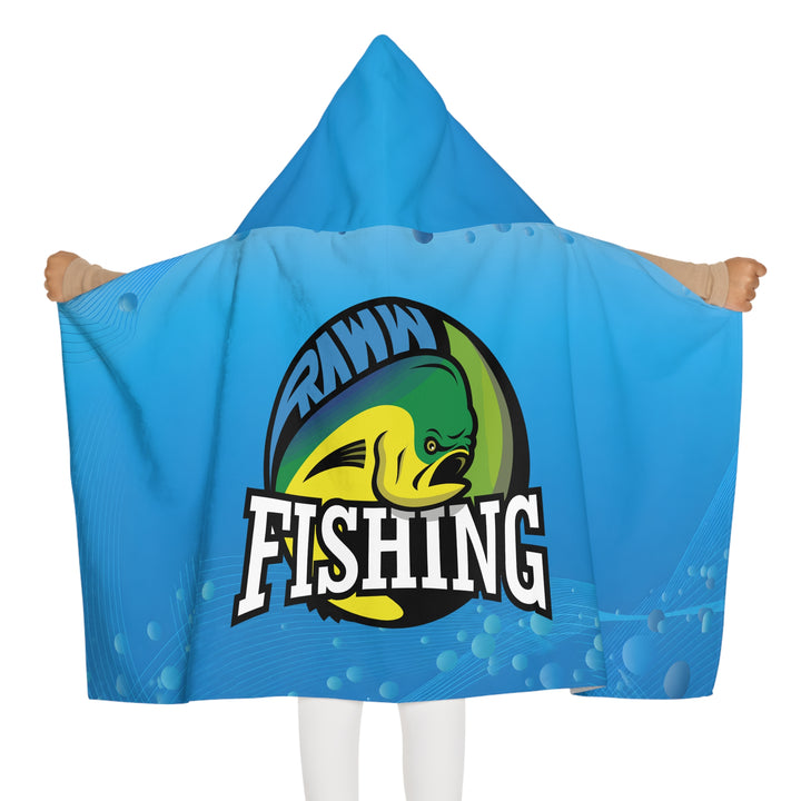 (Kids) Raww Fishing Hooded Towel