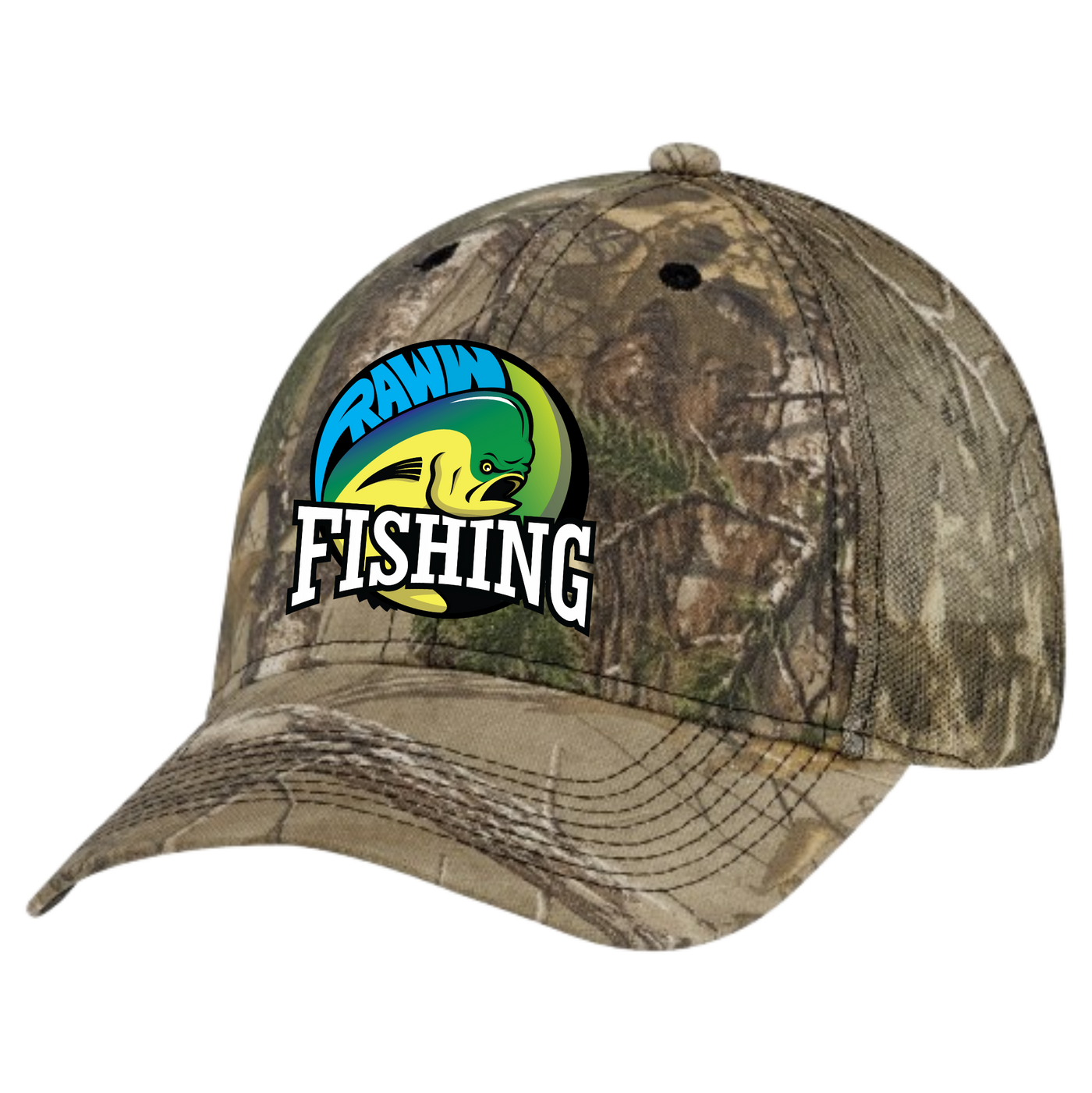 RawwFishing Camo Hat