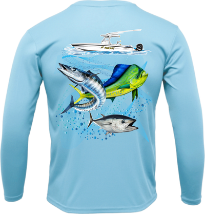 Performance Long Sleeve Light Blue